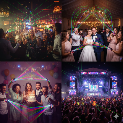 Guantes Láser Spin Party